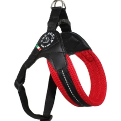 Halsbänder, Leinen & Geschirre>Futterfreund Tre Ponti Easy Fit Soft-Geschirr mit Bauchgurt, rot