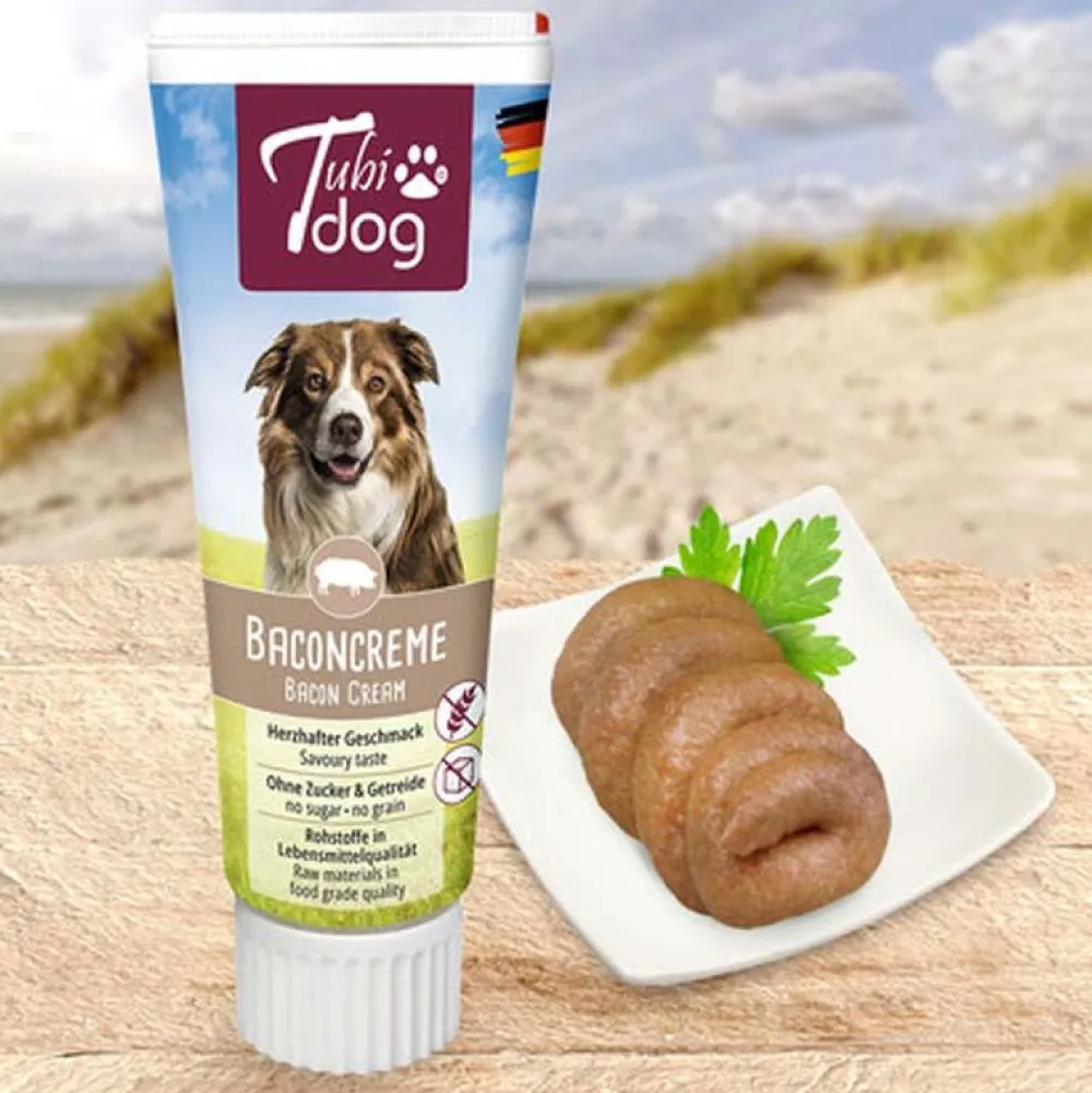 Tubidog>Futterfreund TubiDog Delikatess Baconcreme 75g