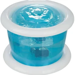 Trinkbrunnen>Futterfreund Wasserautomat Bubble Stream, 3 Liter, blau/weiß