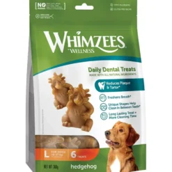 Zahnpflege>Futterfreund Whimzees Dog Snack Hedgehog/Igel L, 6 Stück