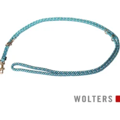 Halsbänder, Leinen & Geschirre>Futterfreund Wolters Führleine Everest, reflektierend, aqua/schwarz