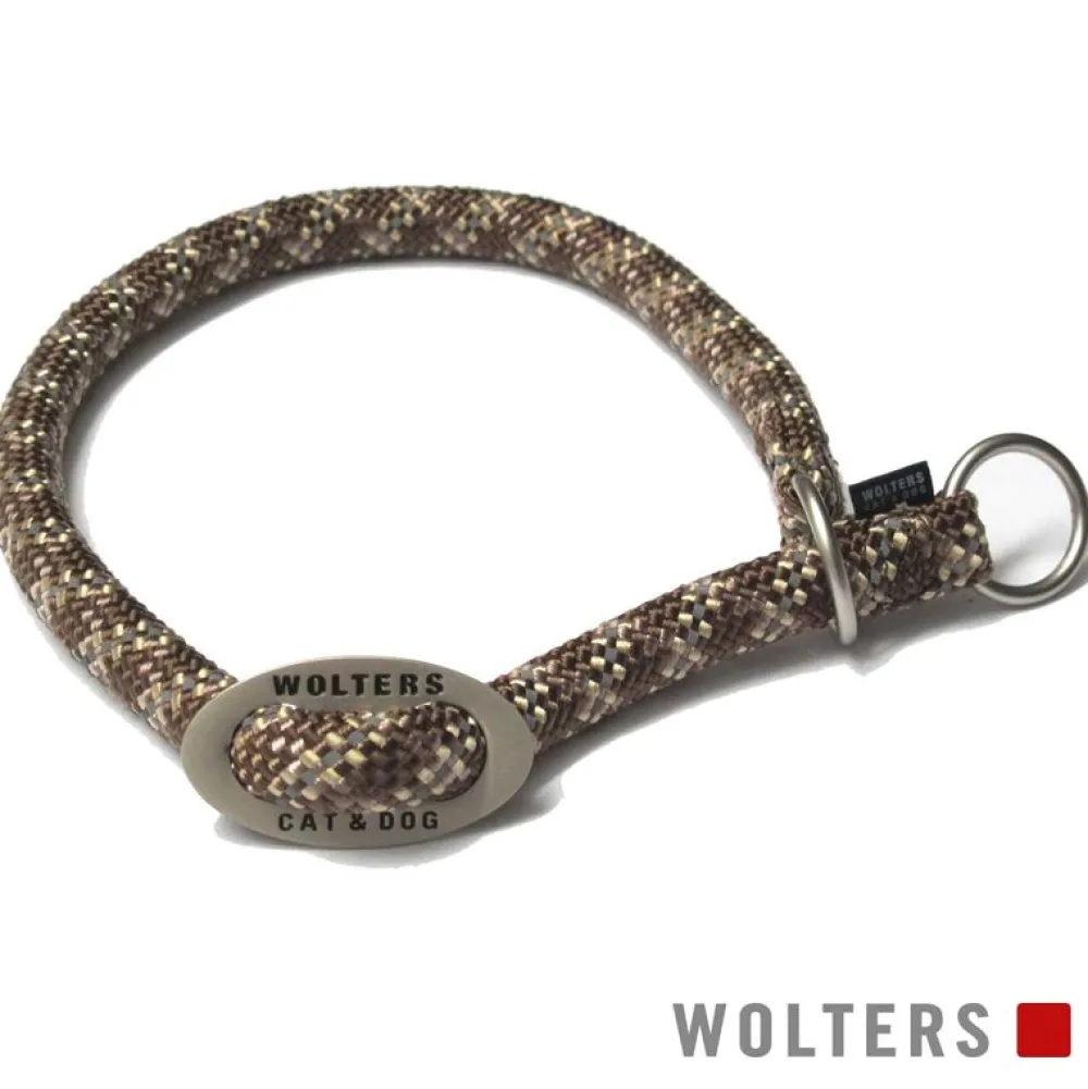 Halsbänder, Leinen & Geschirre>Futterfreund Wolters Schlupfhalsband Everest, reflektierend, tabac/sand