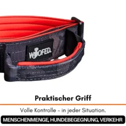 Halsbänder, Leinen & Geschirre>Futterfreund Woofed Nylon Tactical, Halsband, Griff, signal camo