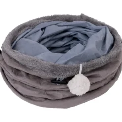 Katzen Schlafplatz|Katzenspielzeug>Futterfreund ZOOPREME Katzentunnel Line 125 cm, grau